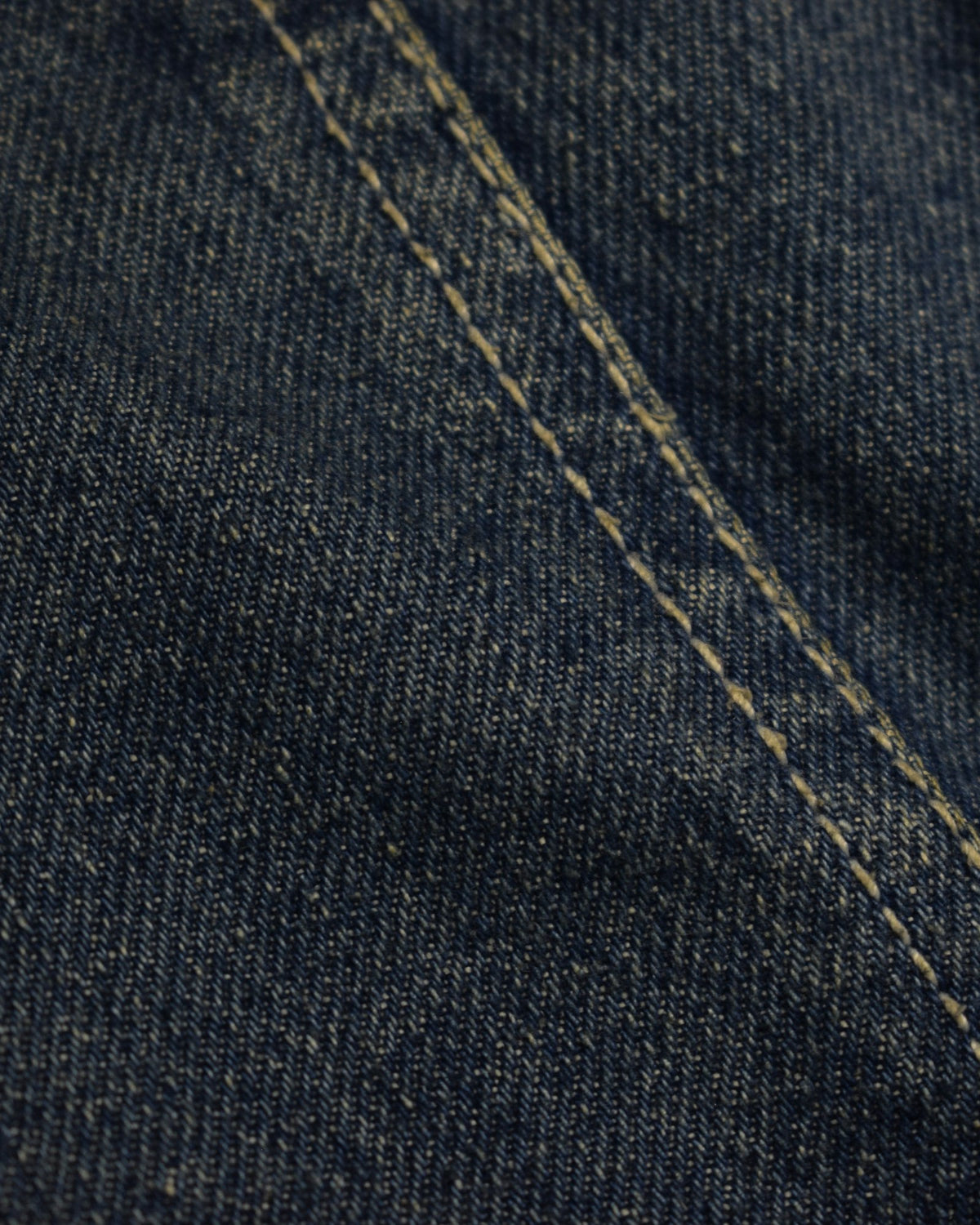 Close-up of the outseam